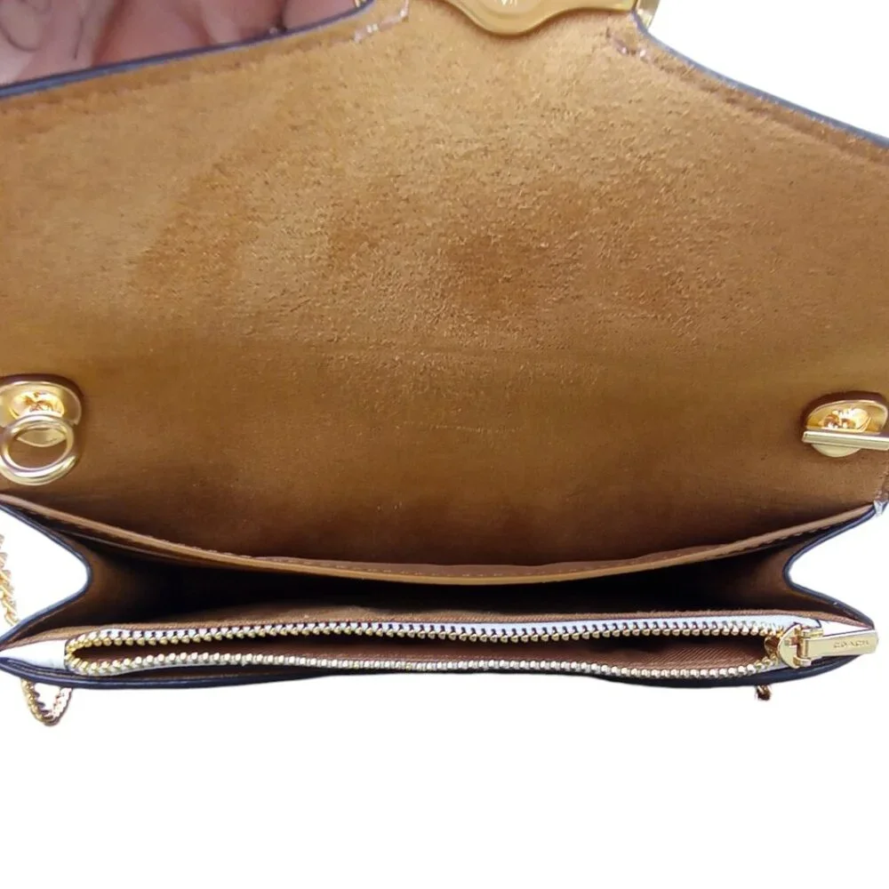 Coach Like New Georgie Crossbody Bag in Signature Canvas & Leather - Picture 5 of 6